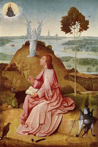 BOSCH, Hieronymus Saint John the Evangelist on Patmos China oil painting art